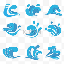 水榭LOGO图片_海浪波浪图标套图