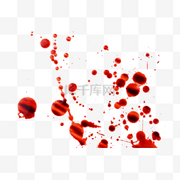 血红色花瓣图片_另类血迹特效血斑点