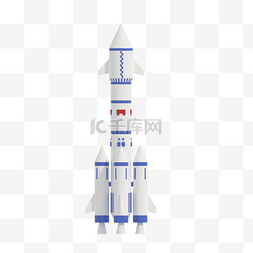 火箭小配件图片_3D立体航天飞行火箭太空漫游