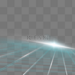 运动鞋光效图片_蓝色半透明光效抽象地平线