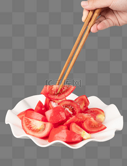 白糖西红柿图片_糖拌西红柿