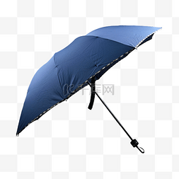 风暴蓝色雨伞