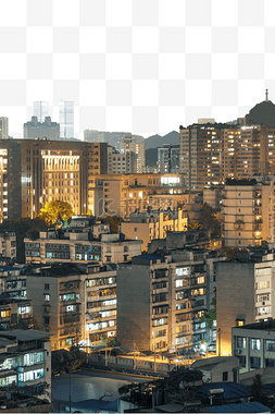 风光夜景图片_城市夜景风光晚上建筑贵阳