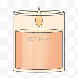 香水固体蜡烛图片绘画卡通