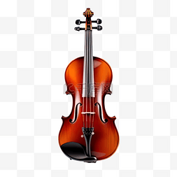 卡通手绘西洋乐器提琴