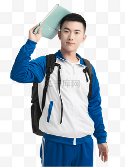 好好学习饿图片_穿校服背书包学生人物