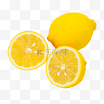 切开柠檬柠檬片