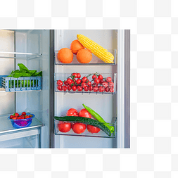 西红柿黄瓜水果图片_冰箱收纳水果蔬菜
