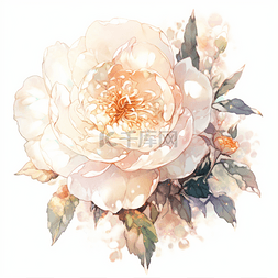 蔷薇花圈图片_水彩玫瑰花蔷薇花