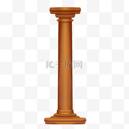 圆形石柱柱子