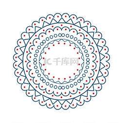点组成的圆圈图片_圣诞图案，带框架的横幅代表由形