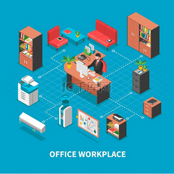 管理表格图片_办公室工作场所背景概念。