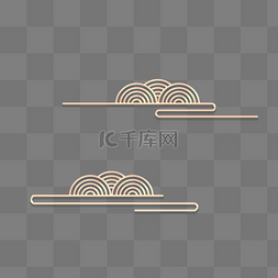 云框图片_立体金边浮雕花纹祥云边框