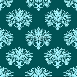 绿色墙纸背景图片_用于墙纸、纺织品和织物设计的蓝