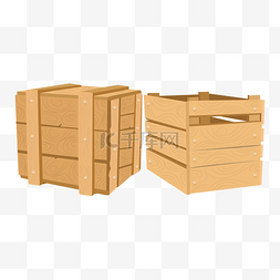 背着箱子图片_木制箱子包装箱