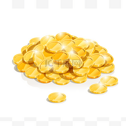 金色硬币堆