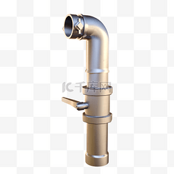 水管三通图片_3D立体水管管道