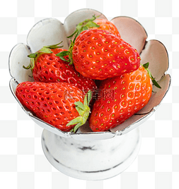 盘子里的草莓图片_美食果盘里的草莓