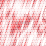 曲线波点红色圆点点状底纹纹理-01