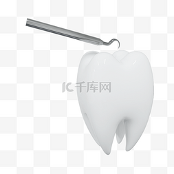 补牙电钻图片_3DC4D立体牙齿