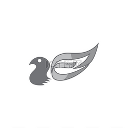 翼金属图片_翼艺术矢量图形艺术设计插画。