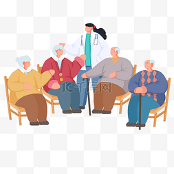 老年人服务中心图片_养老院敬老院老人聊天心理治疗