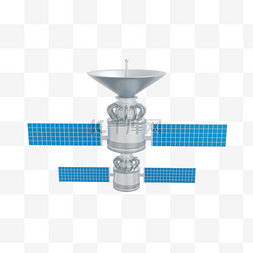 火箭升空素材图片_3DC4D立体卫星接收器