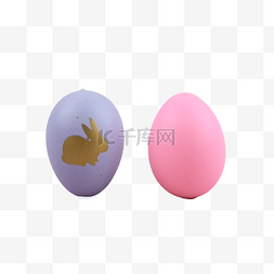 蓝紫色科技底边图片_习俗鸡蛋纹理复活节彩蛋