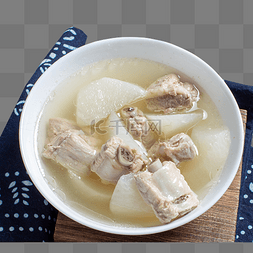 排骨山药汤图片_养身美味饮食传统萝卜排骨汤