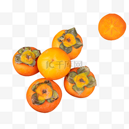 食物甜柿子果实软柿子水果