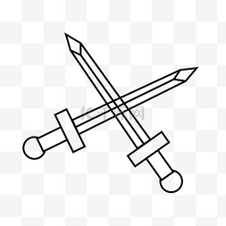 金属十字剑