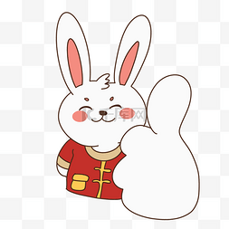 真兔子图片_卡通兔子表情包真棒