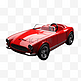 玩具车辆模型3D红色超跑