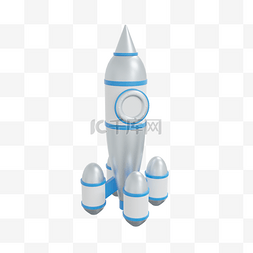 3DC4D立体宇宙太空火箭