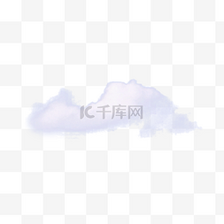蓝色为背景图片_多云气候透明烟雾白云