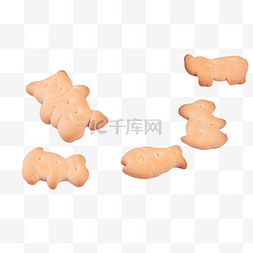 动物形状饼干食物