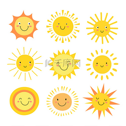 夏日祭刀旗图片_太阳感情用事。有趣的夏日阳光, 