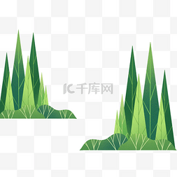 立春树木图片_春季春天绿色植物树木边框