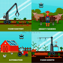 智能自动图片_智能农业 2x2 设计理念与农场机器