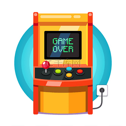 joystick图片_Retro arcade machine