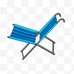沙滩图片_折叠阳光沙滩椅剪贴画