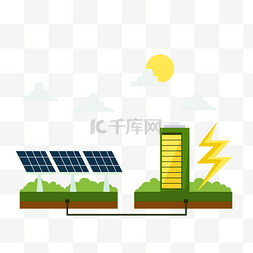 太阳能发电图片_太阳能电板电池环保绿色能源概念