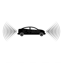 简单的冰粉海报图片_汽车无线电信号传感器智能技术自