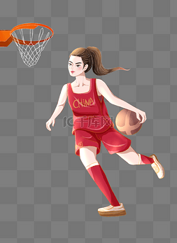 中国运动员图片_中国女篮运动员打球