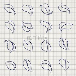 圆珠笔背景图片_轮廓草图保留设置圆珠笔颜色轮廓