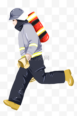 灭火的消防员图片_救火的消防战士