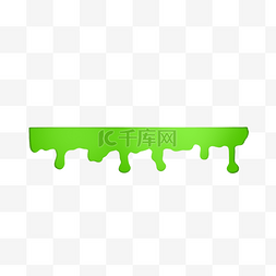 绿色水滴细菌液体