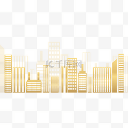 金色城市建筑