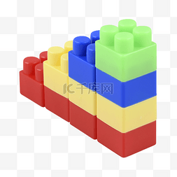彩色矩形块图片_童年早教创意建筑积木