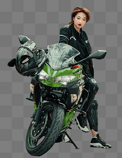 狂野飞车图片_美女骑摩托车